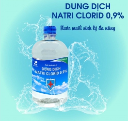 NƯỚC MUỐI 0,9% CHAI 1L